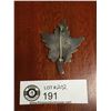 Image 2 : A Large and Heavy Shell and Sterling Silver Maple Leaf Brooch