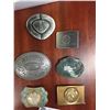 Image 2 : Lot of 6 Different Belt Buckles