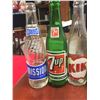 Image 2 : 6 Vintage Pop Bottles, Stubby, 7-Up Mission etc