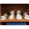 Image 1 : 10 Fire King Cups + Saucers 1950's  No Chips or Cracks