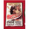 Image 2 : 2 Newer Coca Cola Tin Signs