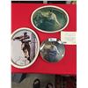 Image 1 : 1983 " Weavers of Speech" Collector's Plate With COA.+ Tin Tray. Also a Norman Rockwell Tin Tray " T