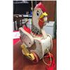 Image 2 : Vintage Fisher Price Crackling Hen. Pull along Toy and YES! It Still Crackles When You Pull It!