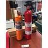 Image 1 : 2 Fire Extinguishers. One Red, One Orange