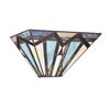 Image 2 : Mission 1 Light Textured Black Wall Sconce 12" Wide