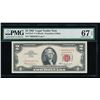 Image 1 : 1963 $2 Legal Tender Star Note PMG 67EPQ