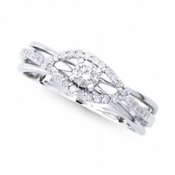 14KT White Gold 0.49ctw Diamond Ring