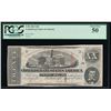 Image 1 : 1863 $20 Confederate States of America Note PCGS 50