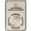 Image 1 : 1881-S $1 Morgan Silver Dollar Coin NGC MS64