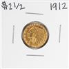 Image 1 : 1912 $2 1/2 Indian Head Quarter Eagle Gold Coin