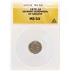 Image 1 : 1676 Germany-Nuremberg AR Kreuzer Coin ANACS MS63