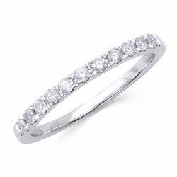 14KT White Gold 0.22ctw Diamond Ring