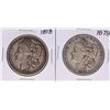 Image 1 : Lot of (2) 1878 $1 Morgan Silver Dollar Coins