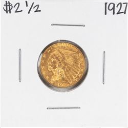 1927 $2 1/2 Indian Head Quarter Eagle Gold Coin