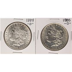 Lot of 1884-O & 1885-O $1 Morgan Silver Dollar Coins