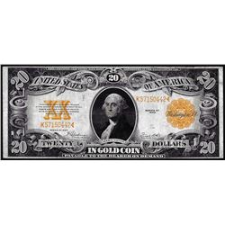 1922 $20 Gold Certificate Note