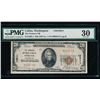 Image 1 : 1929 $20 Colfax National Bank Note PMG 30