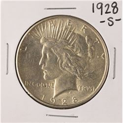 1928-S $1 Peace Silver Dollar Coin