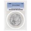 Image 1 : 1886 $1 Morgan Silver Dollar Coin PCGS MS65