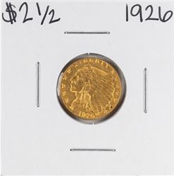 1926 $2 1/2 Indian Head Quarter Eagle Gold Coin