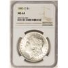 Image 1 : 1883-O $1 Morgan Silver Dollar Coin NGC MS64