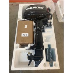 Boat Motor: 6H.P. Evinrude with Low Emmision Gas Tank