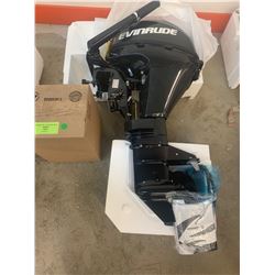 Boat Motor: 9.8 H.P. Evinrude with low Emission Gas Tank