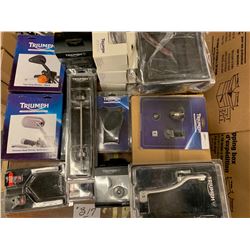 Triumph Passenger Back rest kit, heated grips, and other Misc. Parts/Accessories