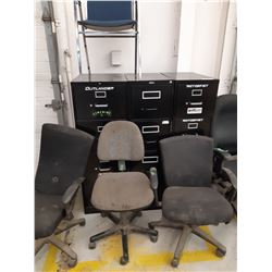 File Cabinets and Office Chairs
