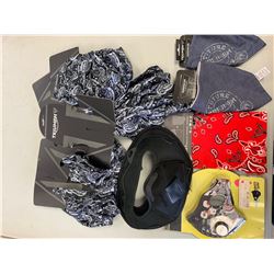Bandana Bibs, Triumph Neck Tubes and CanAm Dust Mask