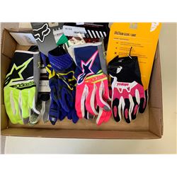 Alpine Dirt Bike Gloves and Thor Fox Racing Gloves