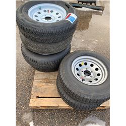 Steel Trailer Tires and Wheels