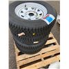 Image 1 : Steel Trailer Tires and Wheels