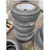 Image 2 : Steel Trailer Tires and Wheels and Motorcycle Tires