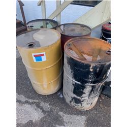 Barrels, Used Oil and Peg Board
