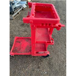 Cleaning Cart, Floor Sweeper, misc hoses, cords and jacks