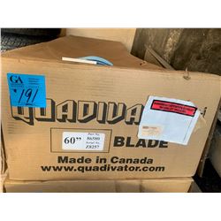 60" Quadivator Dozer Blade