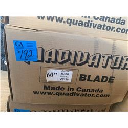 60" Quadivator Dozer Blade