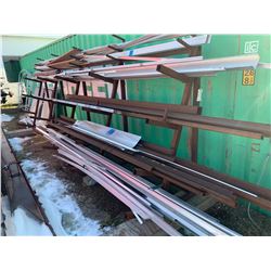 Various Pieces & Lengths of Aluminum & Angle Iron Tubing