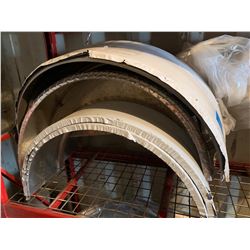 Trailer Fenders, wheel centre caps. Brake pads and misc items
