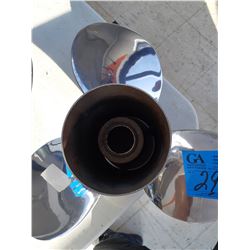 1 New Stainless Steel Prop 14 1/2" x 15"