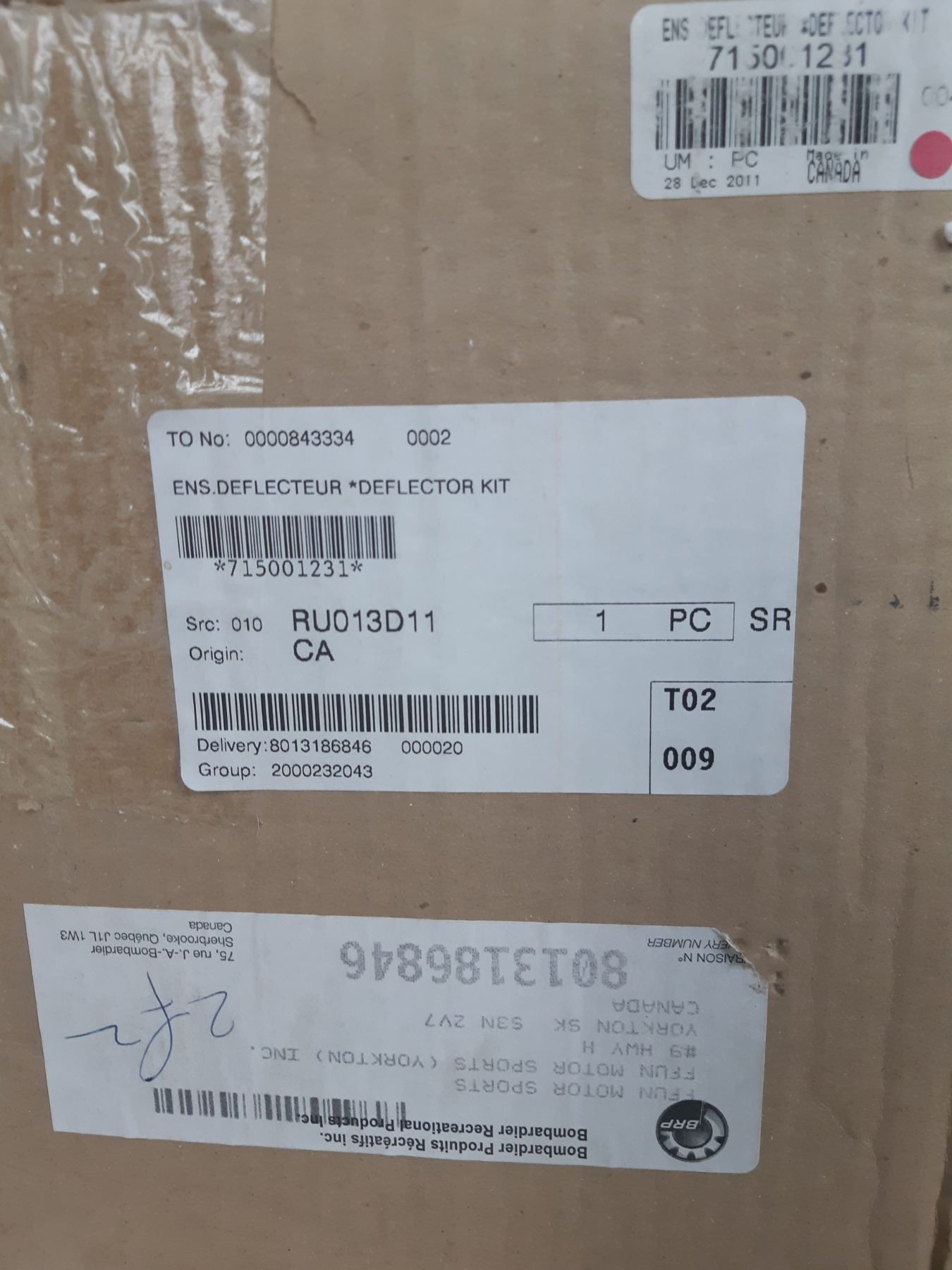 Luggage Rack Basket, Deflector Kit