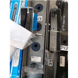 Shovel Rack Plus Parts, 5 Lawn Mower Blades Part#  GMP636002, Handle Bars, Ford Bracket Part#  FOTZ5