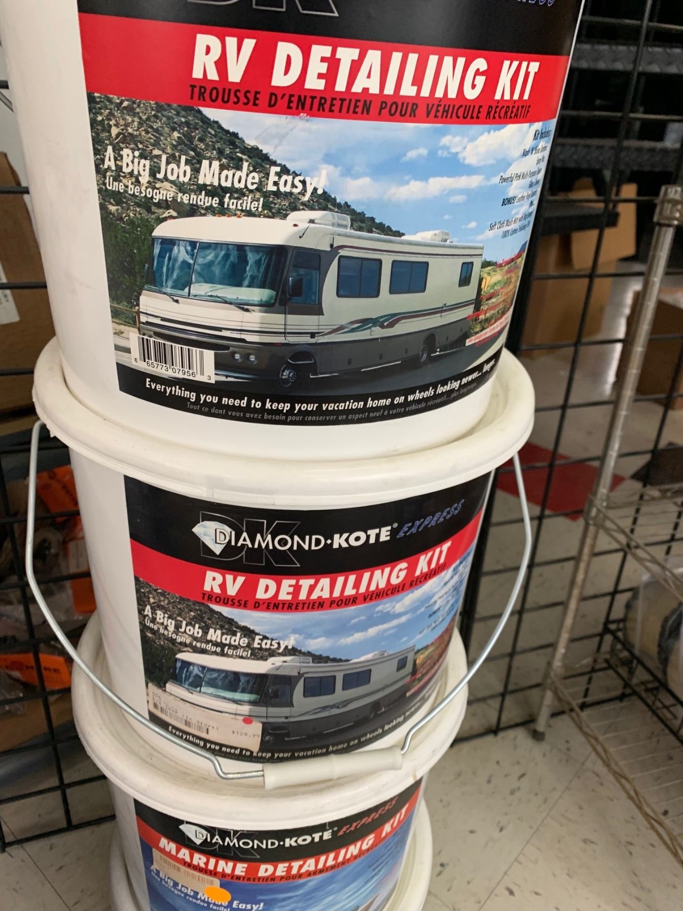 2 R.V. Detailing Kits, 2 Marine Detailing Kits