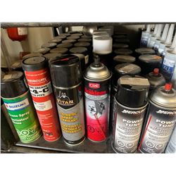 Silicon Sprays, Break Fluid, Fogging Oil, Combustion Chamber Cleaner, Carb Cleaner, Assembly Grease,
