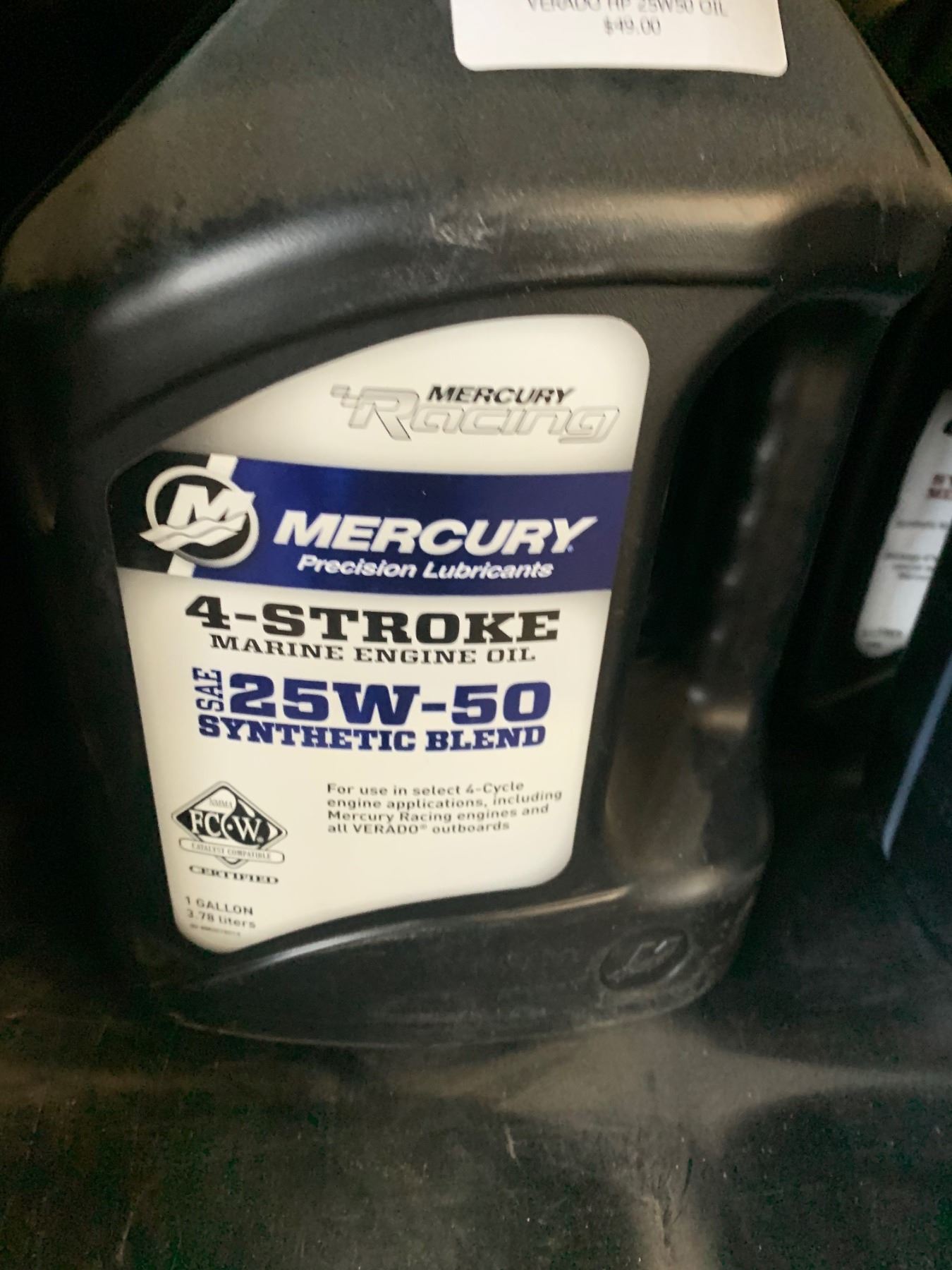 5 1 Gallon Jugs of Unopened Synthetic Blend Oil