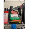 Image 1 : Carpet & Tile Adhesive Eco 810, 2 Castrol Trans Mix, Gear Lube, Hydraulic Fluid, Windex Glass Cleane