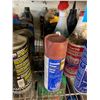Image 3 : Partial Cans Misc. Break Fluid, Compressor Oil, Washer Pump Oil, Synthetic Oil, Kleen Flo, Synthetic