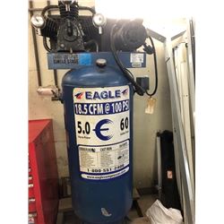 1 Eagle 18.5 CFM 100 PSI - 5 H.P. Compressor Model# V-208-230 - Serial # E150591