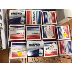 4 Boxes Misc. Rubber Gloves, 2 Quicksilver Ignition Coils Part#  300-8M0077471, 11 Premium Oil Filte